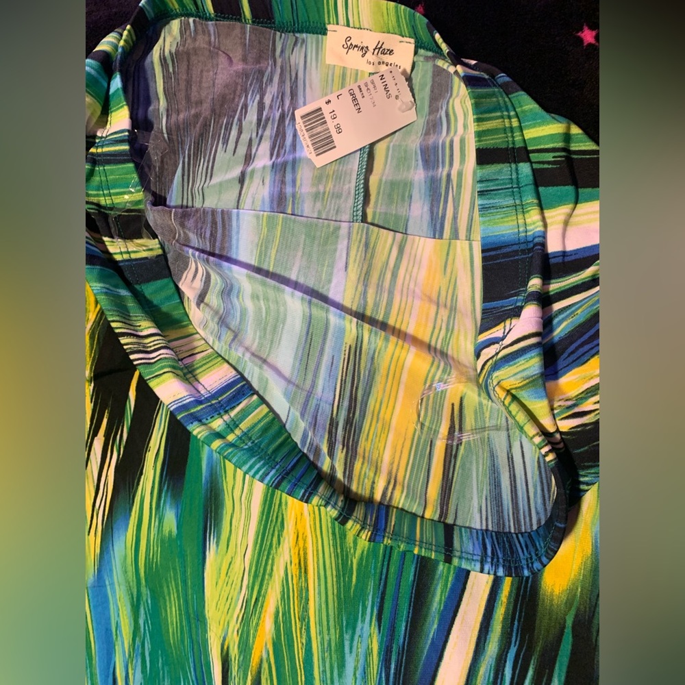 Body Con Multi Color Dress - Picture 3 of 4